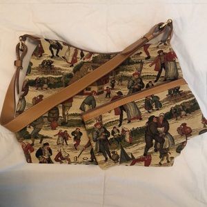 Unique hand embroidered purse and pouch